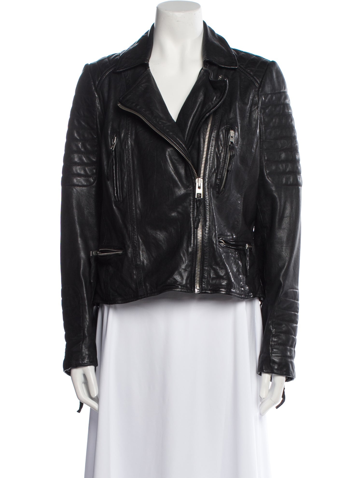 AllSaints Leather Biker Jacket