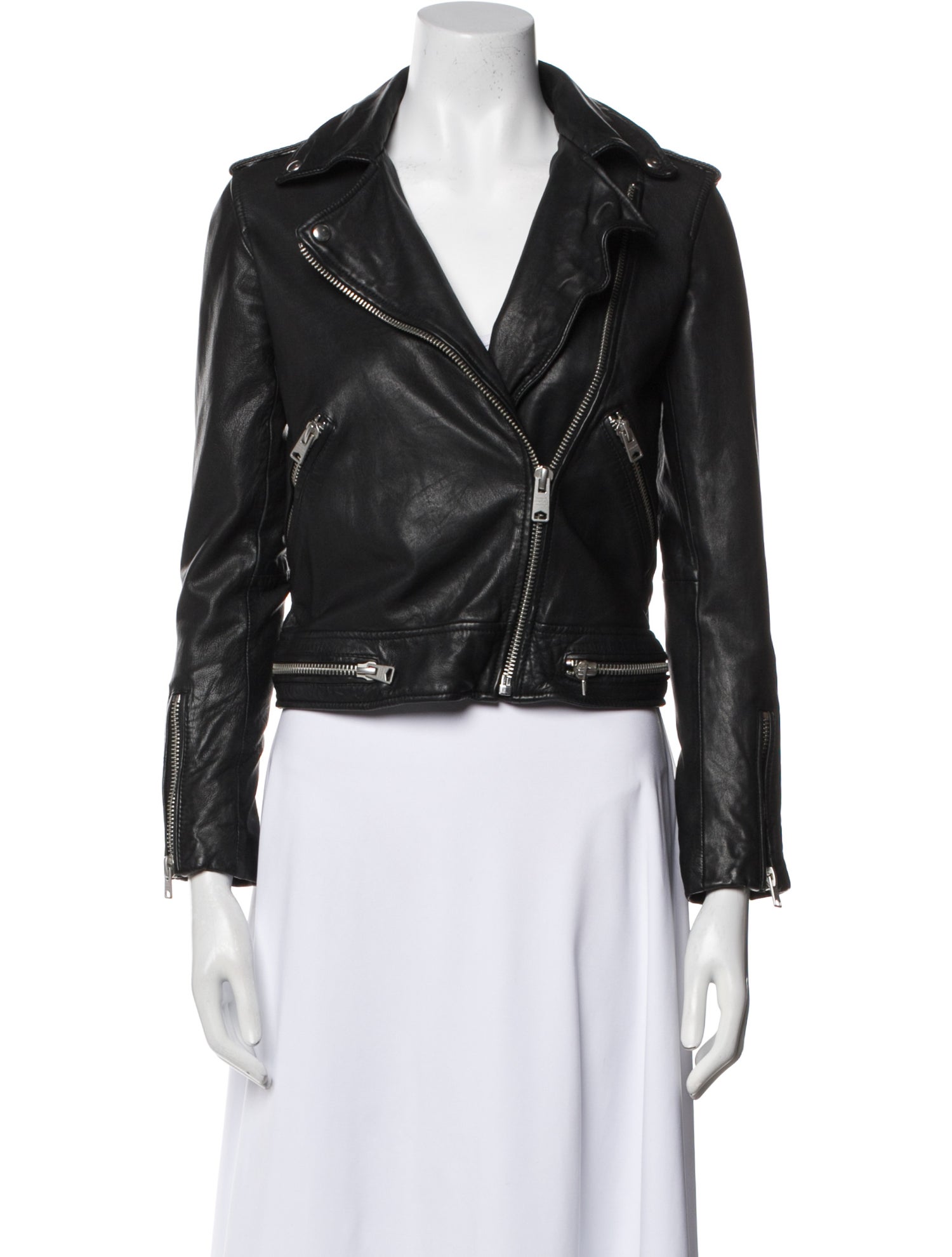 AllSaints Leather Biker Jacket