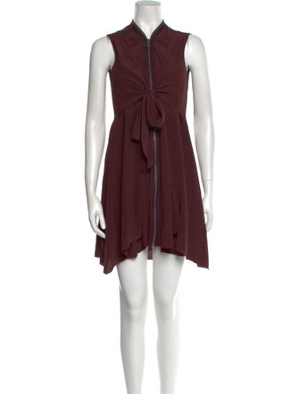 AllSaints Silk Mini Dress