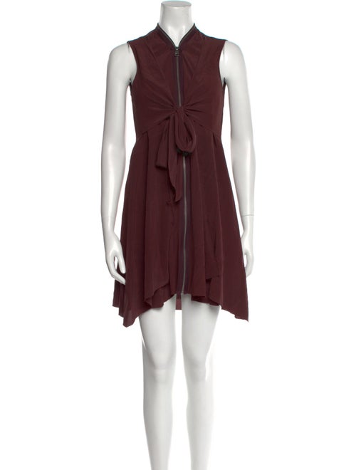 AllSaints Silk Mini Dress