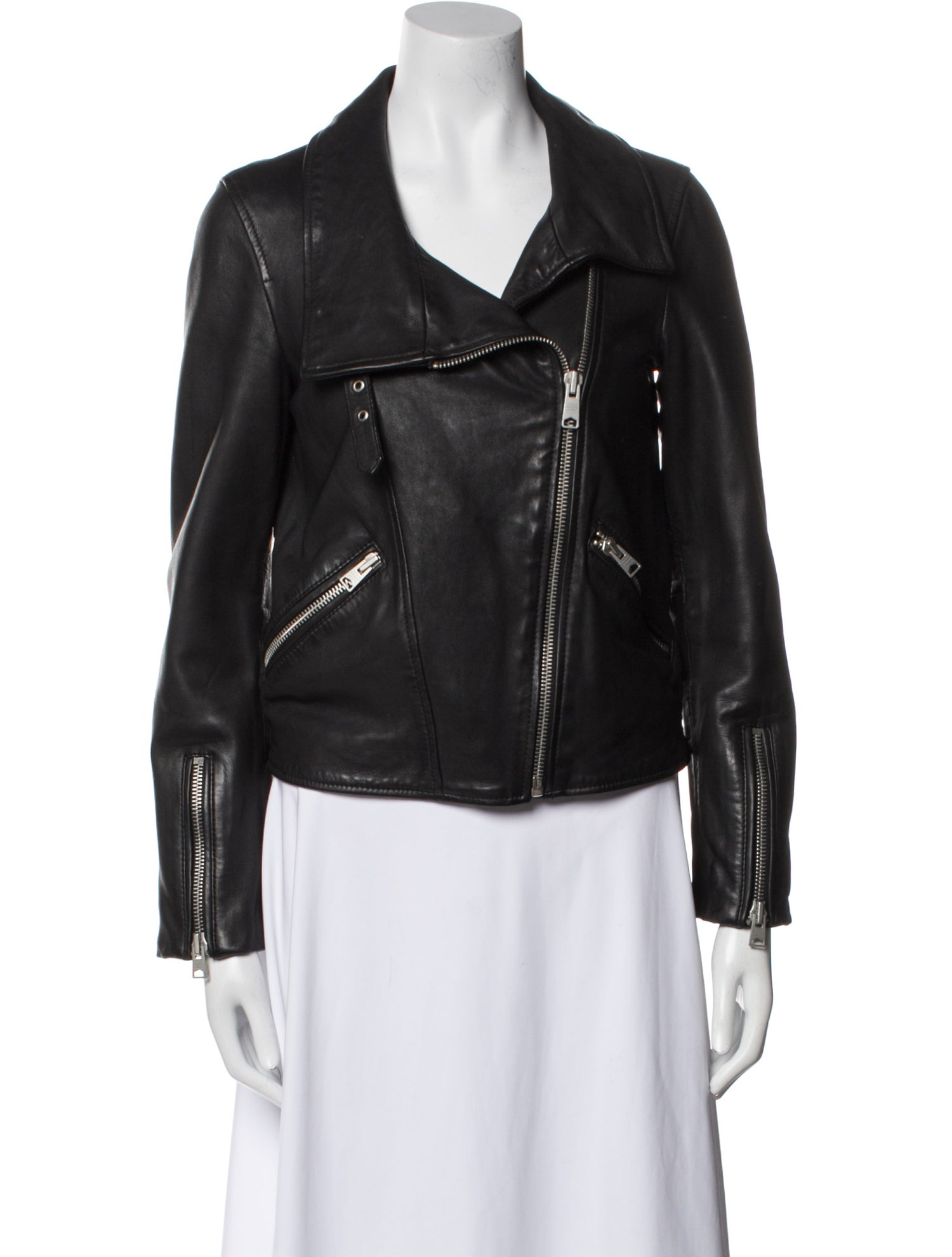 AllSaints Leather Biker Jacket