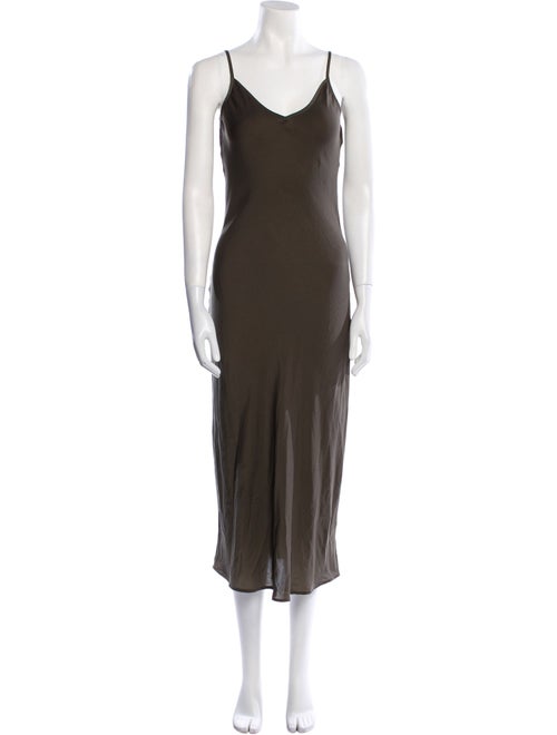 AllSaints V-Neck Long Dress