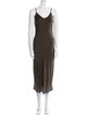 AllSaints V-Neck Long Dress