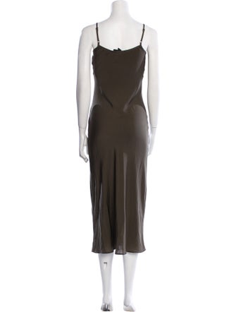 AllSaints V-Neck Long Dress