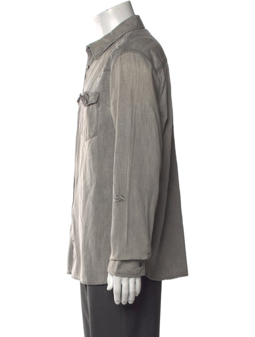 AllSaints Long Sleeve Denim Shirt