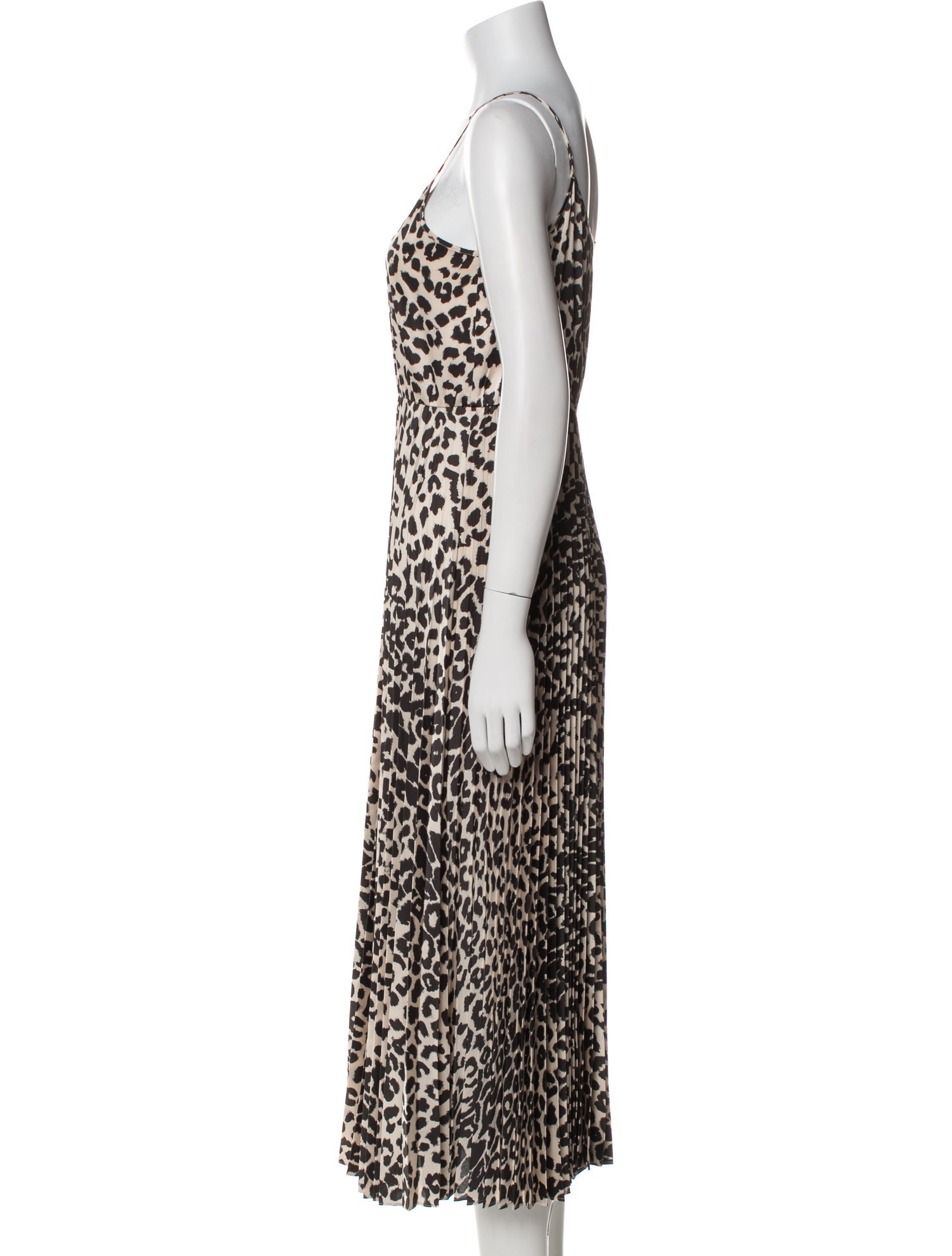 AllSaints Animal Print Long Dress