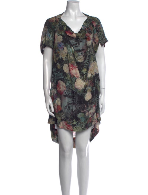 AllSaints Silk Knee-Length Dress