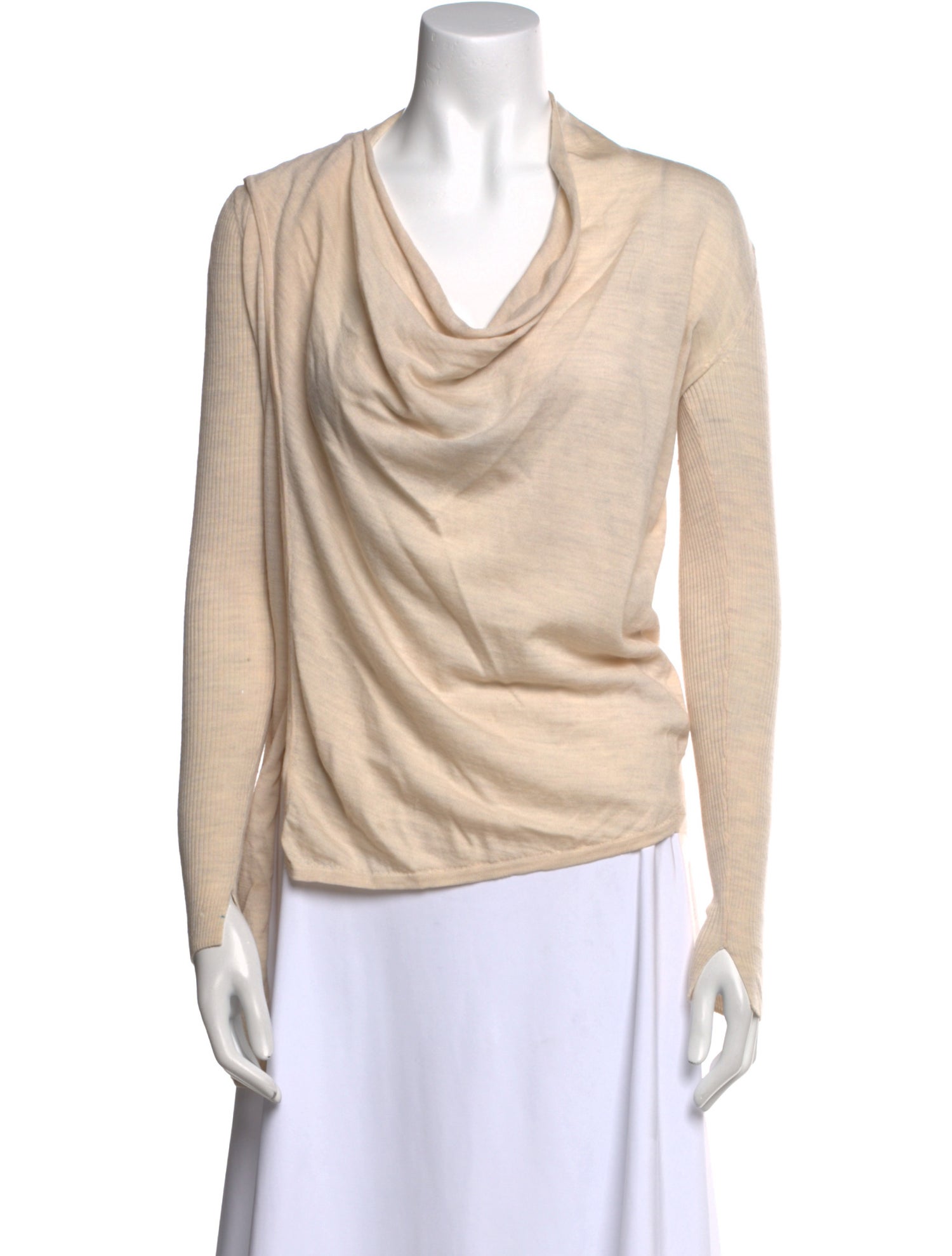 AllSaints Merino Wool Cowl Neck Sweater