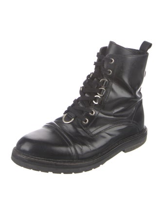AllSaints Leather Combat Boots
