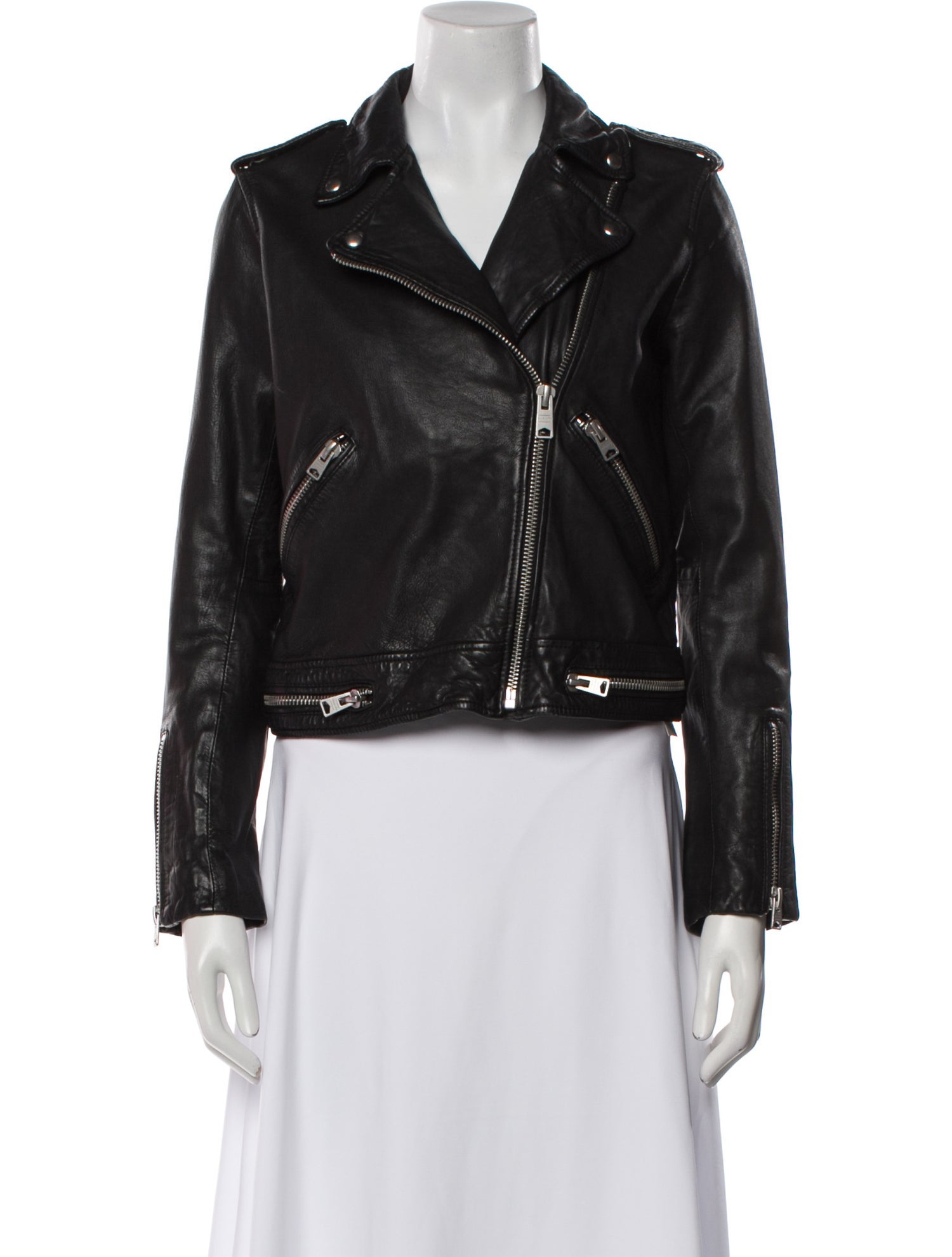 AllSaints Leather Biker Jacket