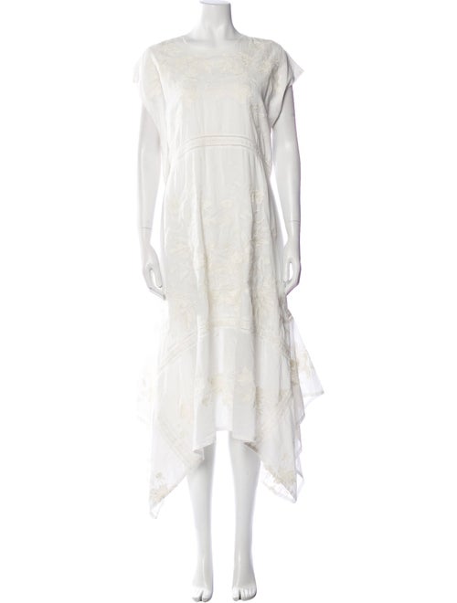 AllSaints Bateau Neckline Midi Length Dress