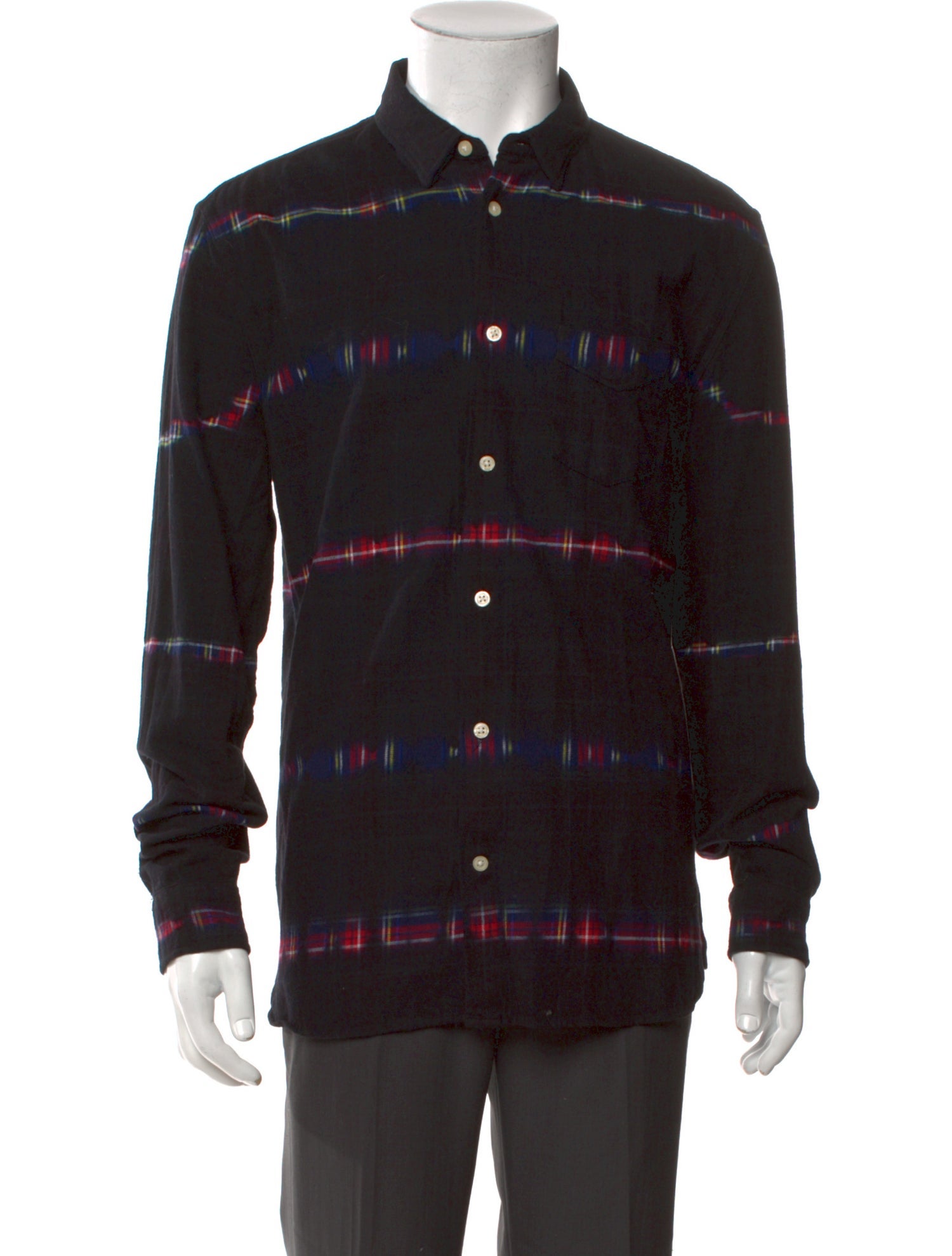 AllSaints Printed Long Sleeve Shirt