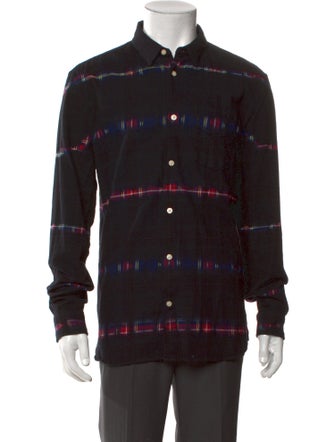 AllSaints Printed Long Sleeve Shirt