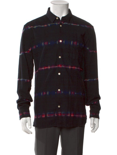 AllSaints Printed Long Sleeve Shirt