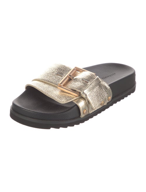 AllSaints Leather Slides