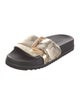AllSaints Leather Slides