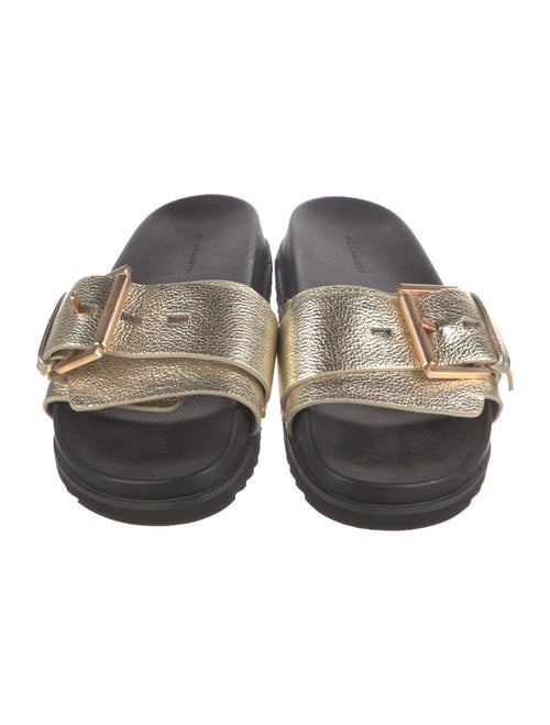 AllSaints Leather Slides
