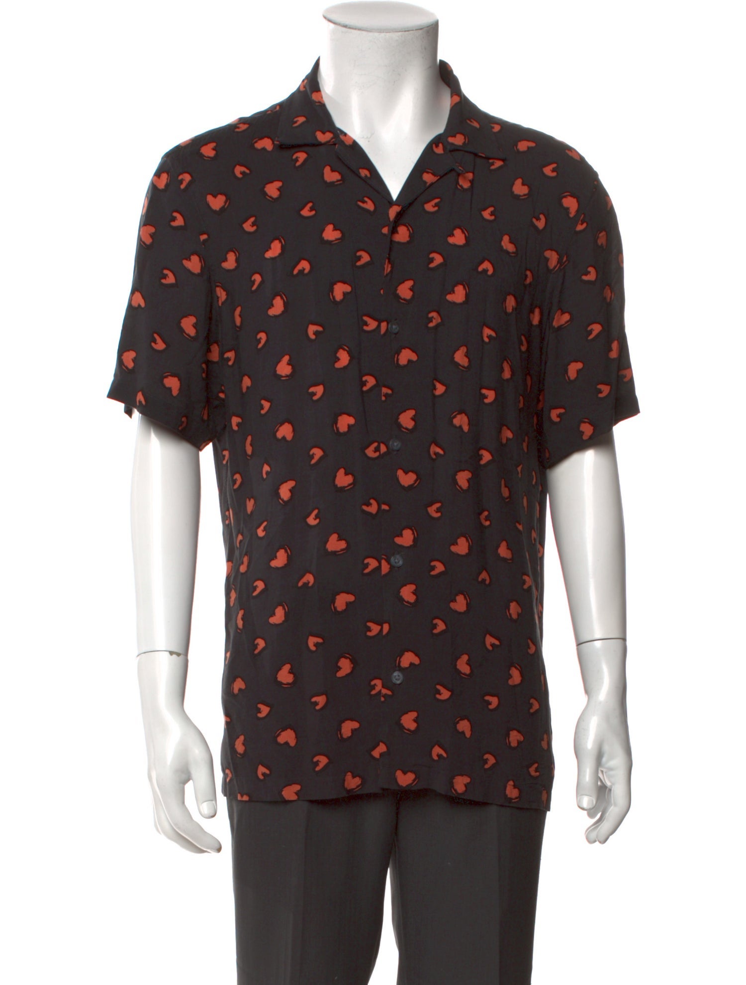 AllSaints Printed Short Sleeve Shirt