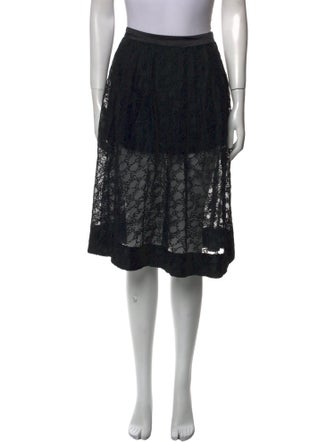 AllSaints Silk Knee-Length Skirt