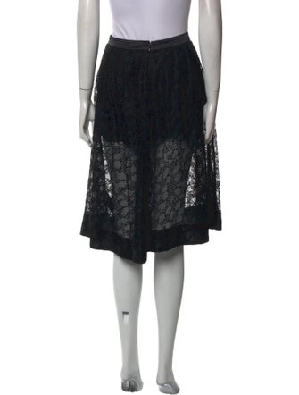 AllSaints Silk Knee-Length Skirt