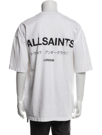 AllSaints Graphic Print Crew Neck T-Shirt