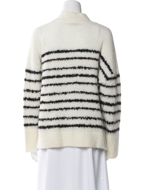 AllSaints Striped Mock Neck Sweater
