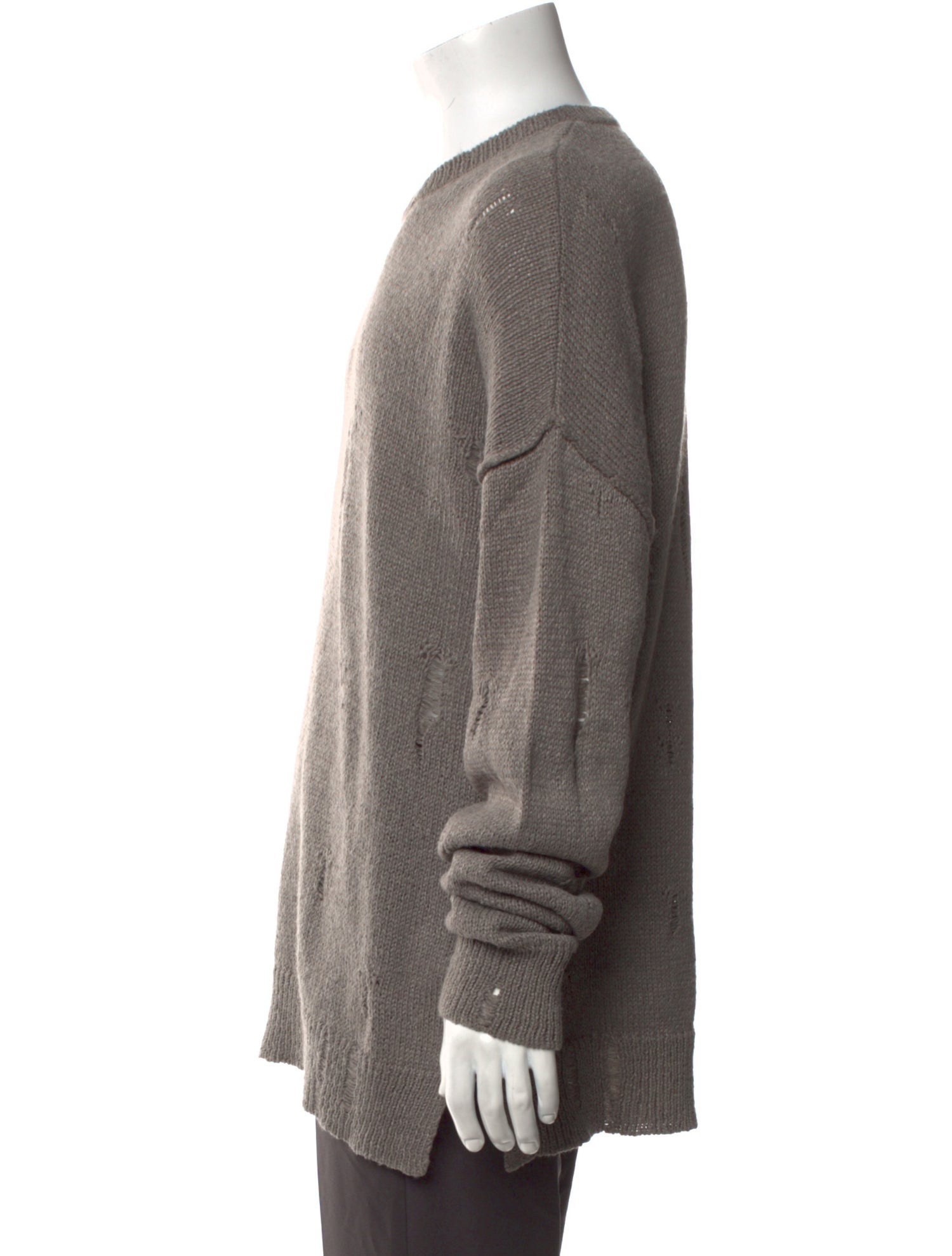 AllSaints Crew Neck Long Sleeve Pullover