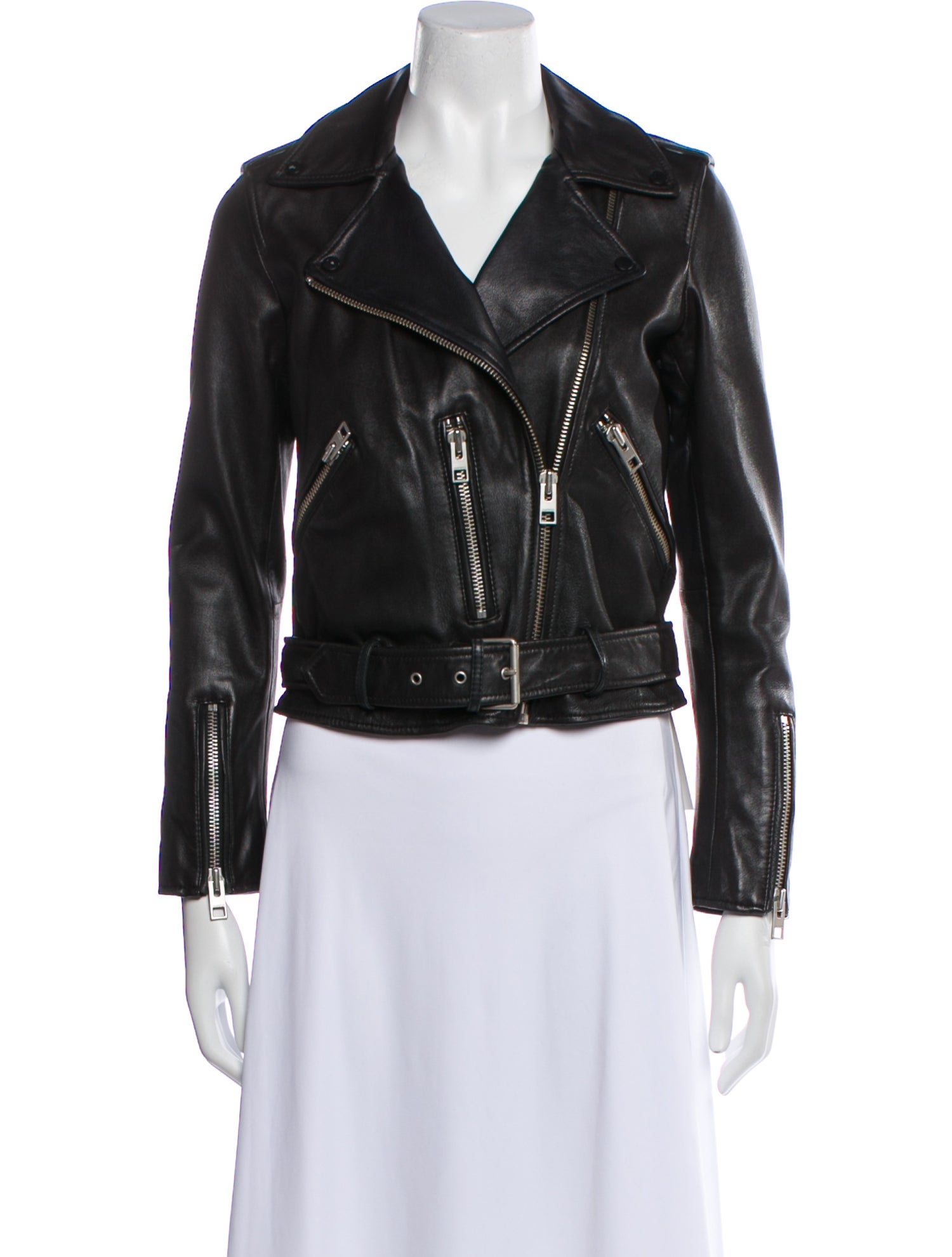 AllSaints Leather Biker Jacket