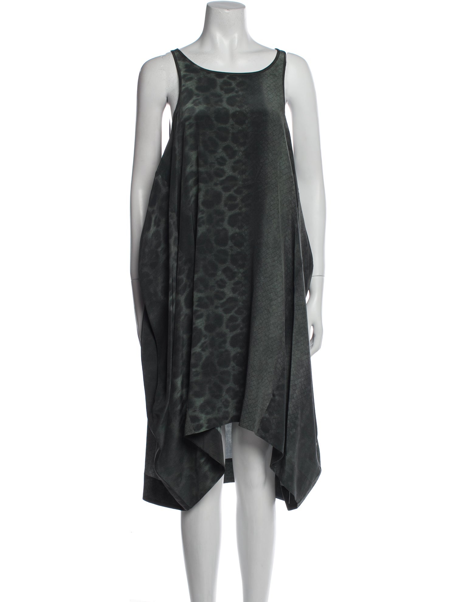 AllSaints Silk Midi Length Dress