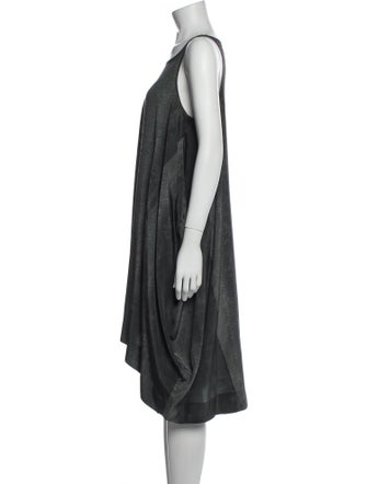 AllSaints Silk Midi Length Dress