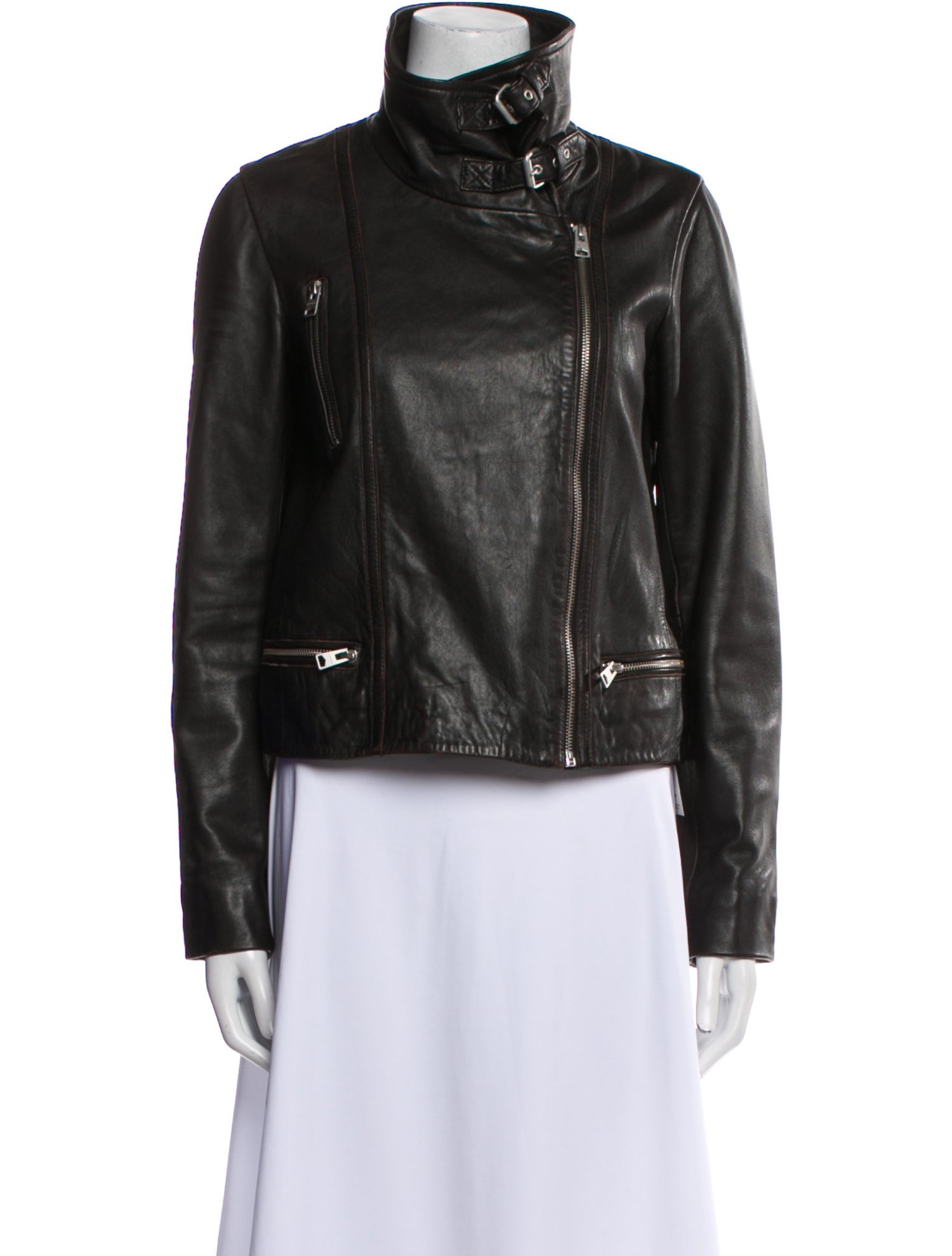 AllSaints Leather Biker Jacket