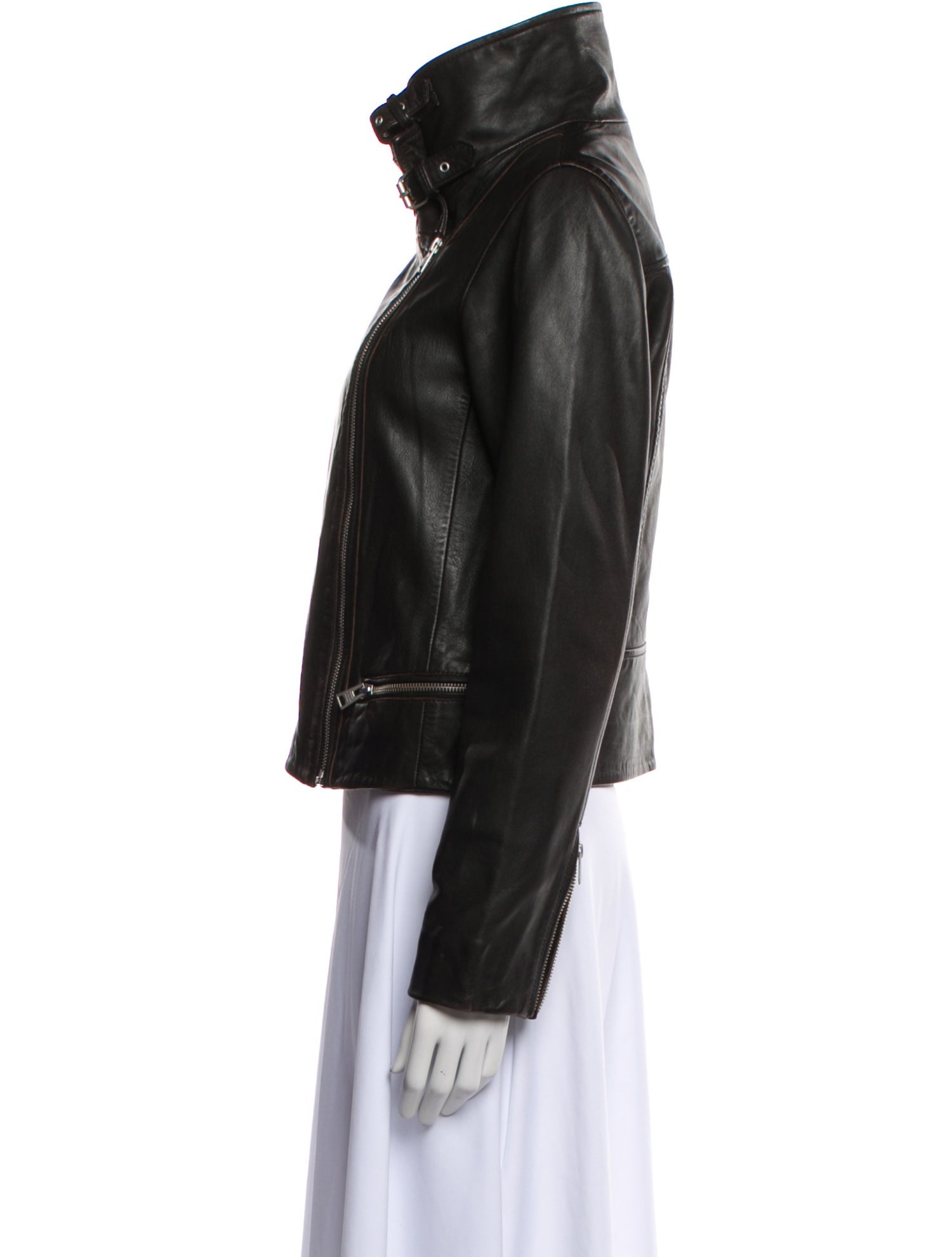 AllSaints Leather Biker Jacket