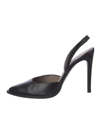AllSaints Leather Slingback Pumps