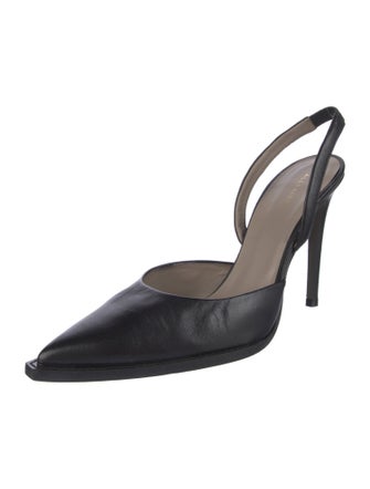 AllSaints Leather Slingback Pumps