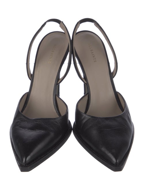AllSaints Leather Slingback Pumps