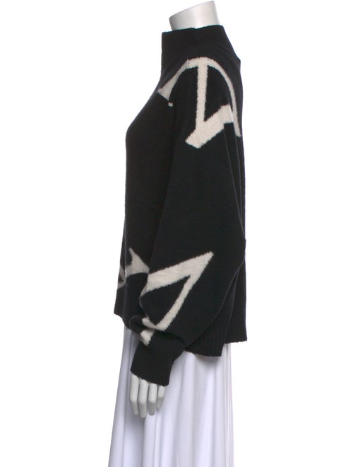 AllSaints Printed Mock Neck Sweater