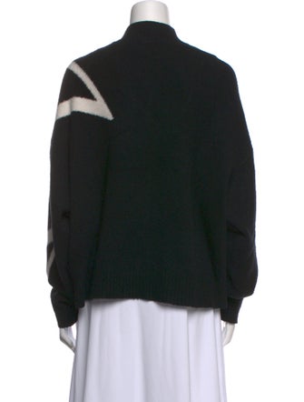 AllSaints Printed Mock Neck Sweater