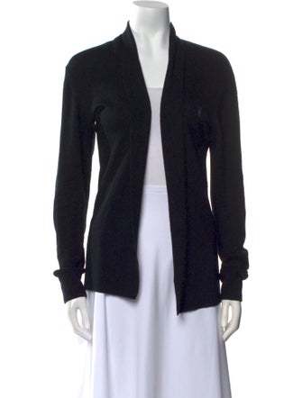 AllSaints Merino Wool Open Front Sweater