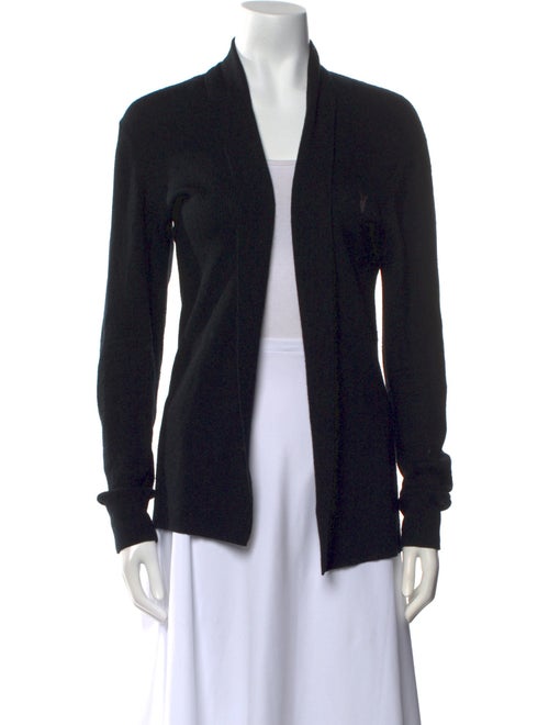 AllSaints Merino Wool Open Front Sweater