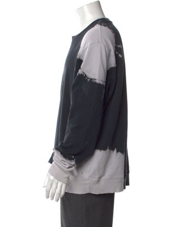 AllSaints Tie-Dye Print Crew Neck Pullover