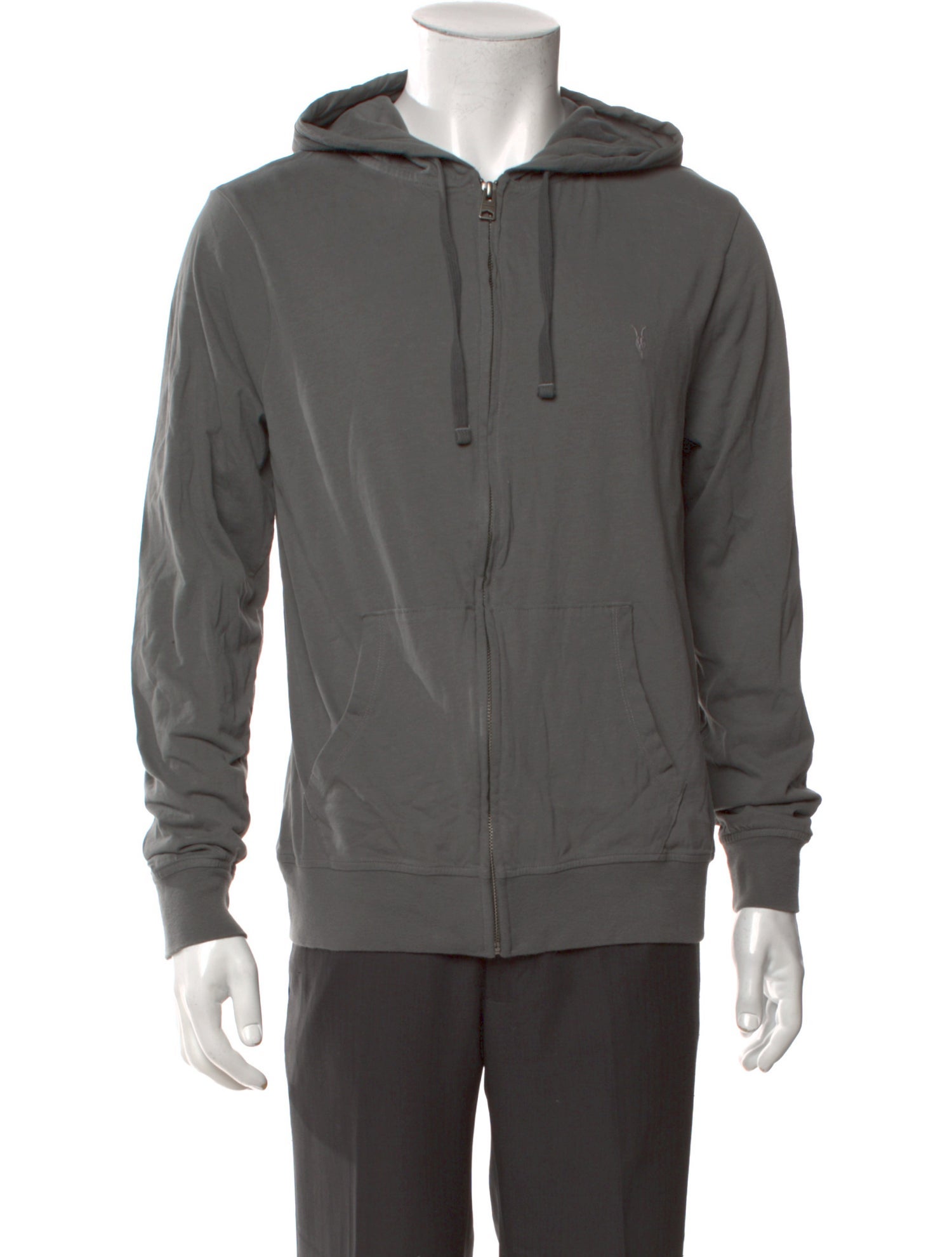 AllSaints Crew Neck Long Sleeve Hoodie