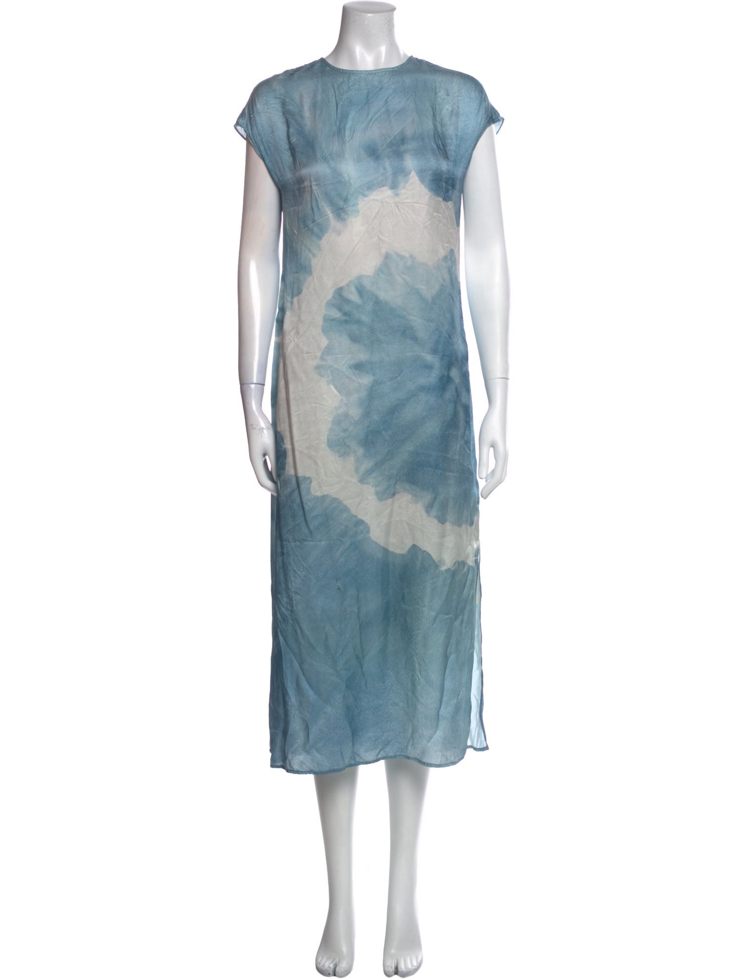 AllSaints Tie-Dye Print Long Dress