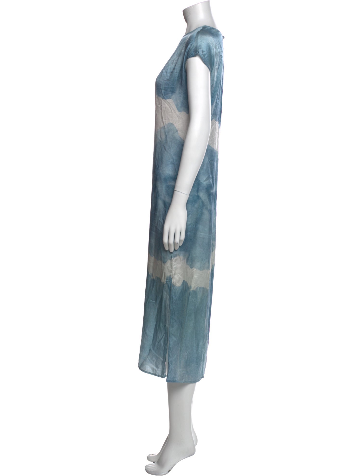 AllSaints Tie-Dye Print Long Dress