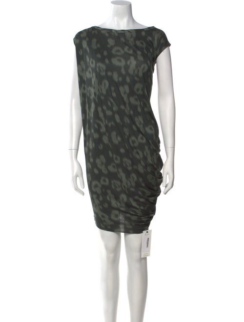 AllSaints Printed Knee-Length Dress
