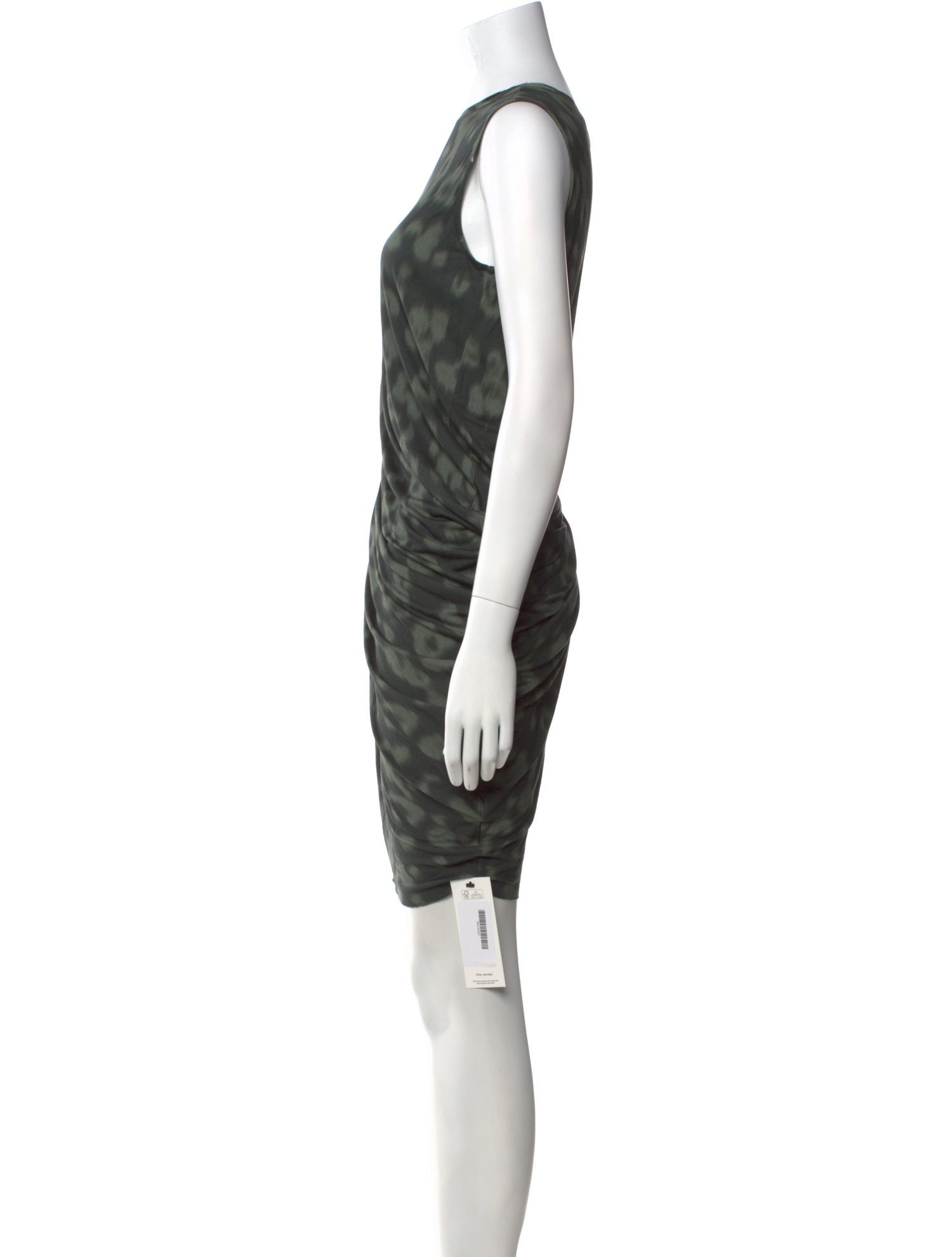 AllSaints Printed Knee-Length Dress