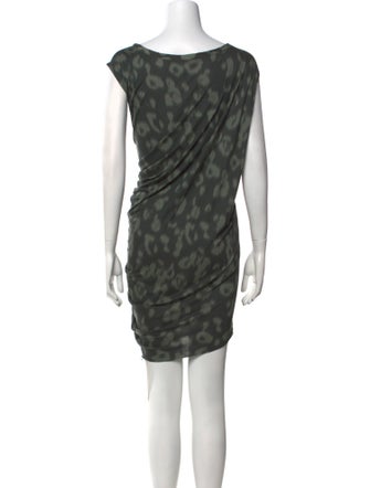 AllSaints Printed Knee-Length Dress