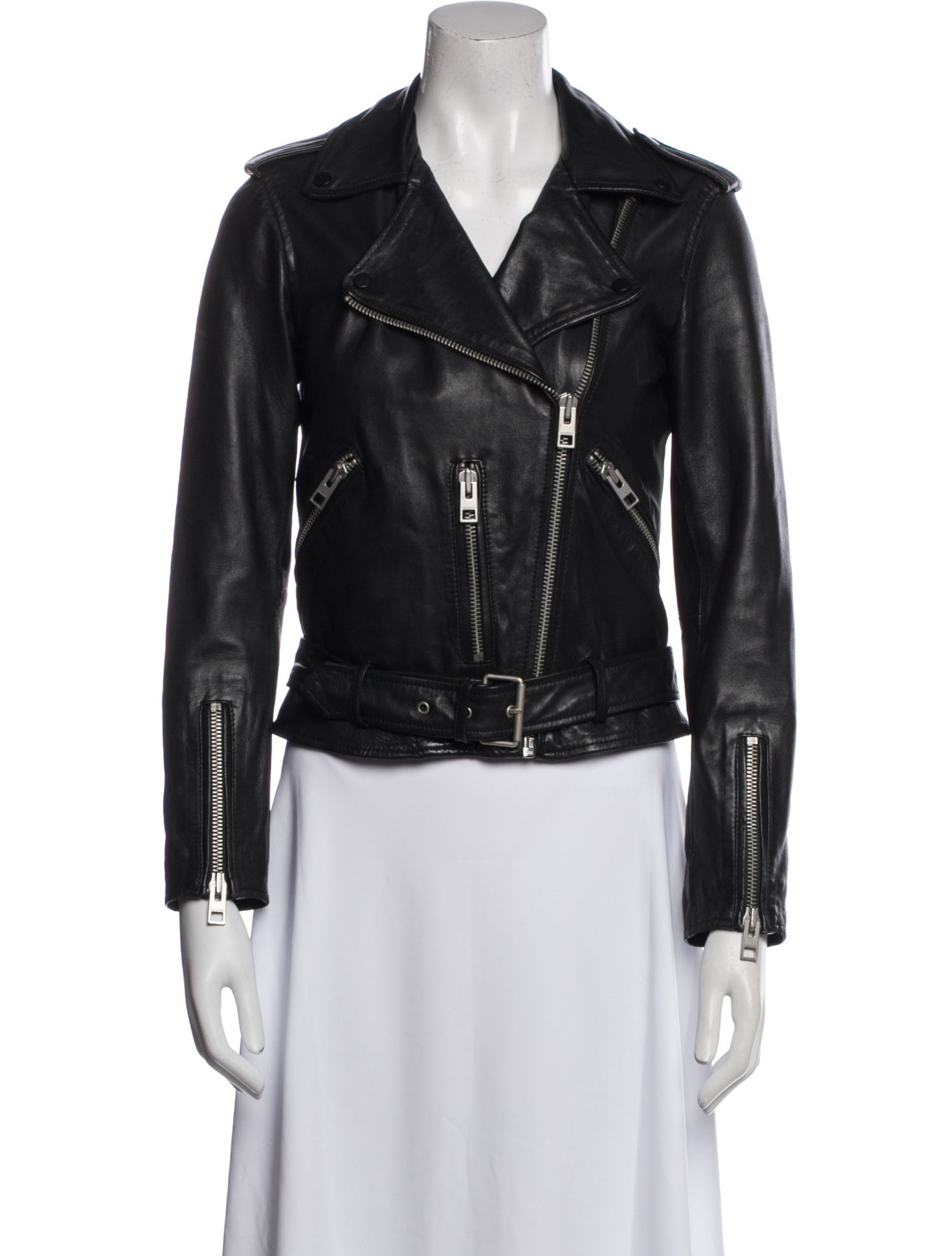 AllSaints Leather Biker Jacket