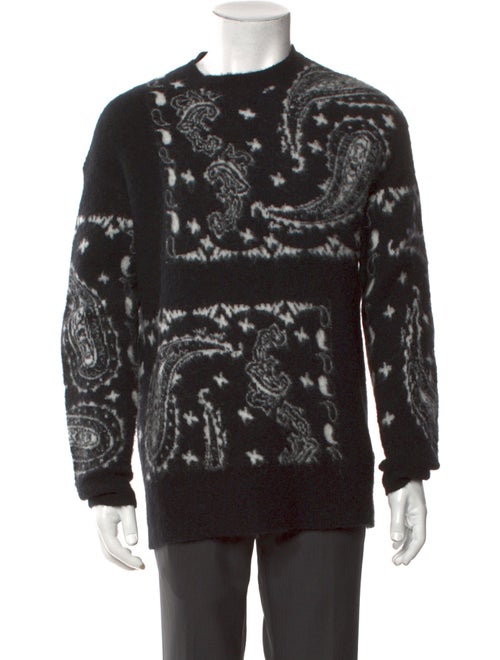 AllSaints Paisley Print Crew Neck Pullover
