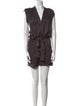 AllSaints Silk V-Neck Romper
