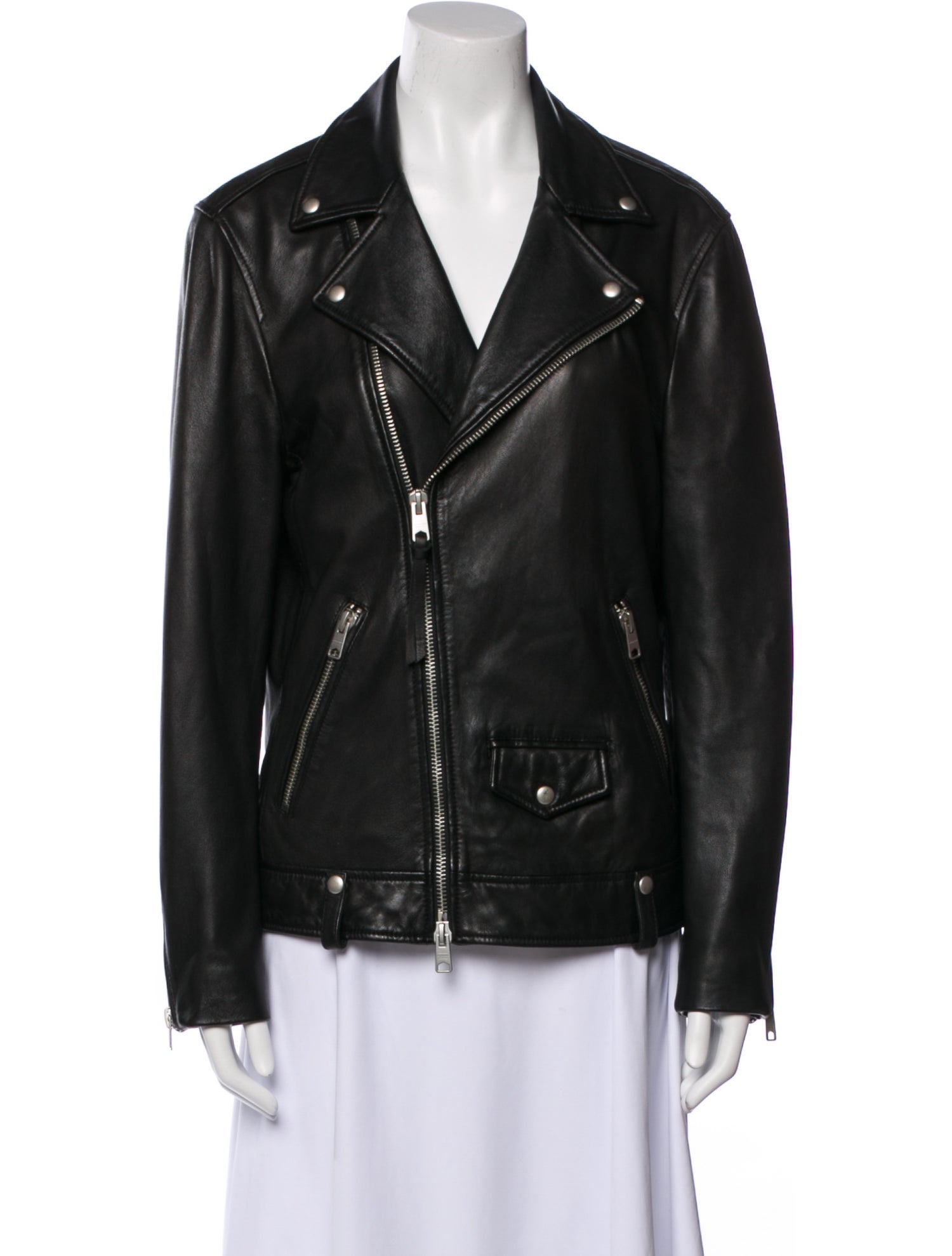 AllSaints Leather Biker Jacket